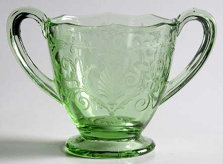Versailles Green (No Trim) Mini Open Sugar