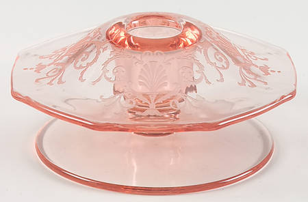 Versailles Pink Mushroom Candlestick