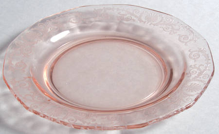 Versailles Pink Bread & Butter Plate