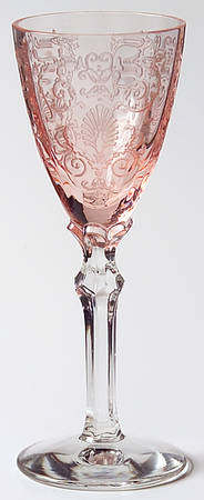 Versailles Pink Cordial Glass