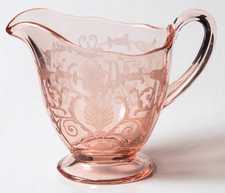 Versailles Pink Mini Creamer