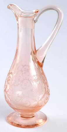 Versailles Pink Oil Cruet No Stopper