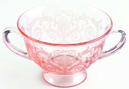 Versailles Pink Bouillon Cup Only