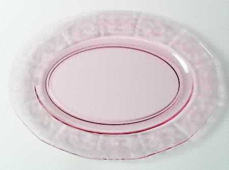 Versailles Pink 12" Oval Platter