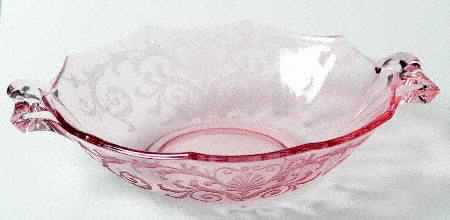 Versailles Pink Sweet Meat with Bow Handles