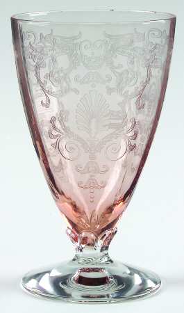 Versailles Pink 9 Oz Footed Tumbler