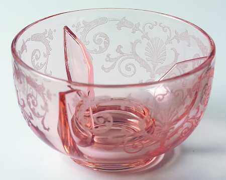 Versailles Pink Ice Dish No Insert