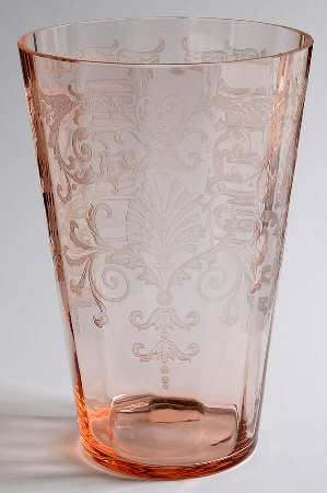Versailles Pink 8" Flower Vase