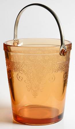 Vesper Amber Ice Bucket, No Detachable Handle