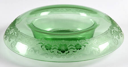 Vesper Green Rolled Edge Bowl