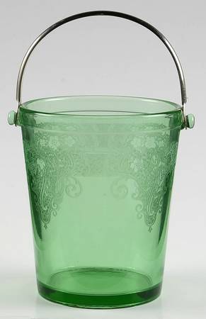 Vesper Green Ice Bucket with Detachable Handle