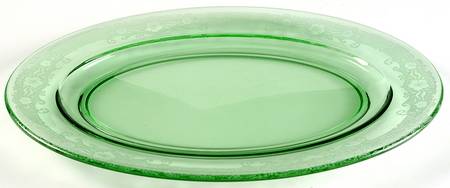 Vesper Green 12" Oval Platter