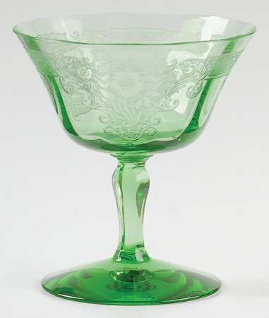 Vesper Green Low Sherbet