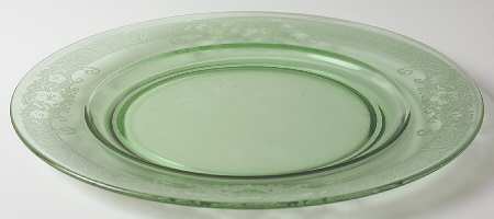 Vesper Green Large Dinner Plate