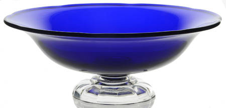 Victorian Blue (Cobalt Regal Blue) 10" Footed Bowl