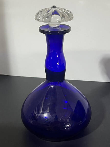 Victorian Blue (Cobalt Regal Blue) Decanter & Stopper