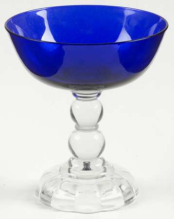 Victorian Blue (Cobalt Regal Blue) Champagne/Tall Sherbet