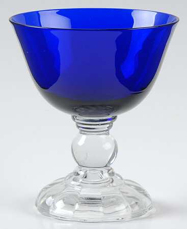 Victorian Blue (Cobalt Regal Blue) Low Sherbet