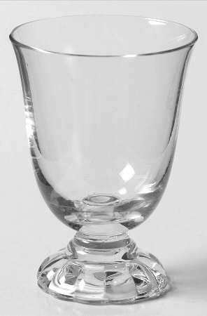 Victorian Clear Whiskey Glass