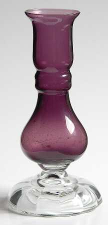 Victorian Amethyst (Burgundy) 5" Single Light Candlestick