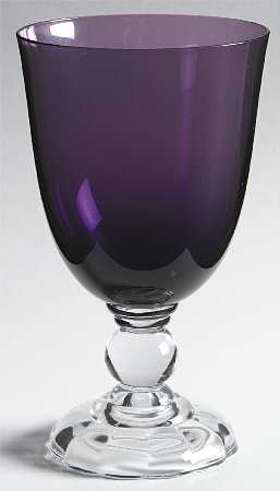 Victorian Amethyst (Burgundy) Low Water Goblet