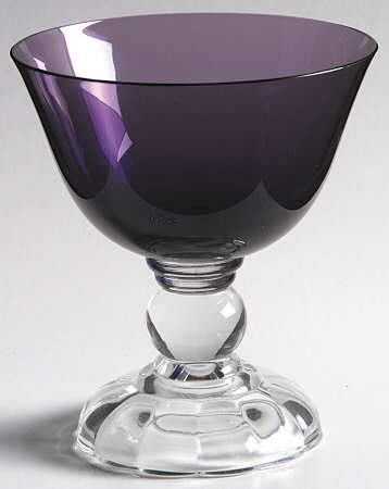 Victorian Amethyst (Burgundy) Low Sherbet