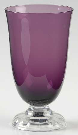 Victorian Amethyst (Burgundy) Footed Tumbler