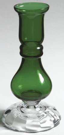 Victorian Green (Empire Green) 5" Single Light Candlestick