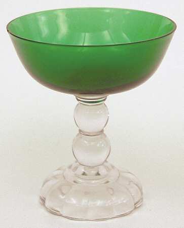 Victorian Green (Empire Green) Champagne/Tall Sherbet