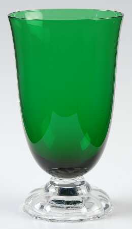 Victorian Green (Empire Green) Footed Tumbler