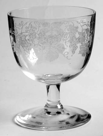 Vintage (Etched) Oyster or Fruit Cocktail