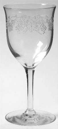 Vintage (Etched) Claret Wine