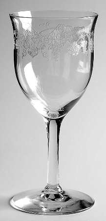 Vintage (Etched) Claret Wine