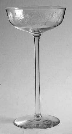 Vintage (Etched) Tall Champagne