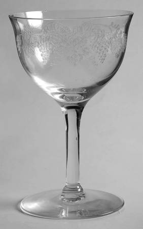Vintage (Etched) Liquor Cocktail
