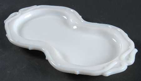 Vintage Milk Glass Creamer/Sugar, Tray Only