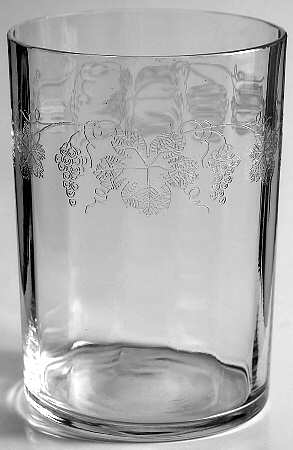 Vintage (Etched, Optic) 8 Oz Flat Tumbler