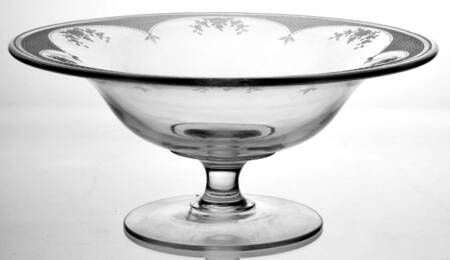 Virginia Clear (Older, Etched) 9" Console Bowl