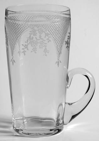 Virginia Clear (Older, Etched) 12 Oz Tumbler with Handle