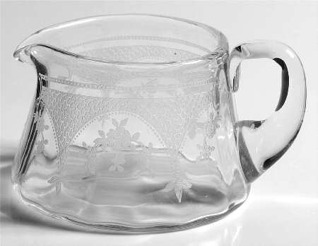 Virginia Clear (Older, Etched) Creamer