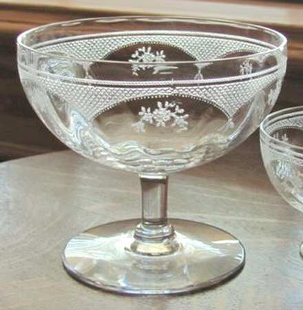 Virginia Clear (Older, Etched) Grapefruit No Liner