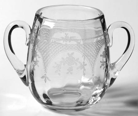 Virginia Clear (Older, Etched) Open Sugar