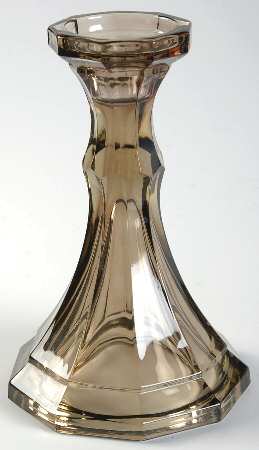 Virginia Brown Tall Single Light Candlestick