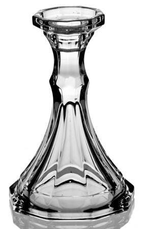 Virginia Clear Tall Single Light Candlestick