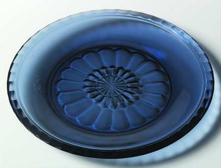 Virginia Dark Blue Luncheon Plate