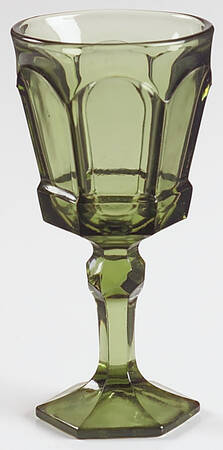 Virginia Green Wine Glass