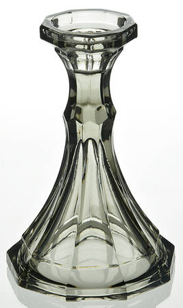 Virginia Smokey Grey Tall Single Light Candlestick