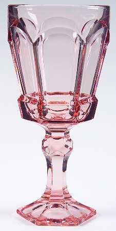 Virginia Pink Wine Glass