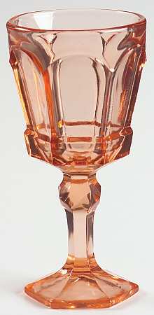Virginia Peach Wine Glass