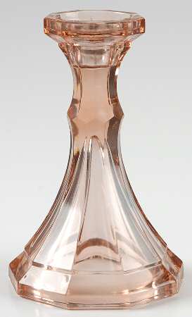Virginia Peach Tall Single Light Candlestick